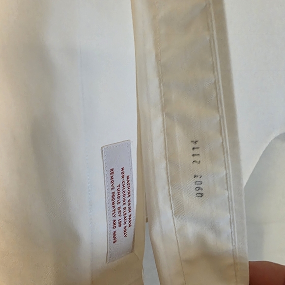 Brooks Brothers White Non-Iron Dress Shirt 15.5 - 34 EUC - Picture 11 of 11
